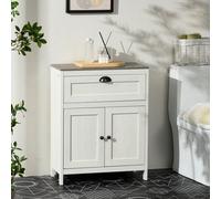 Kleankin Bathroom Storage Cabinet Freestanding Storage Cupboard With Drawer