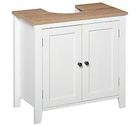 Kleankin Bathroom Storage Cabinet MDF White 300 x 600 mm