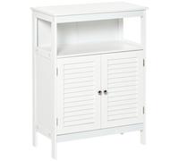 Kleankin Bathroom Storage Unit Cabinet With Open Storage Shelf