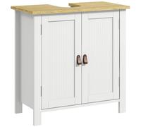 kleankin Under Sink Bathroom Cabinet for Basin without Pedestal - White