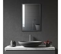Kleankin Wall Mounted Bathroom Cabinet With Mirror And Storage Shelves