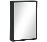 kleankin Wall Mounted Bathroom Cabinet with Mirror and Storage Shelves | TJ Hughes