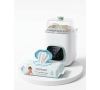 KleanPal Pro Baby Bottle Washer & 99% Water Wipes Set