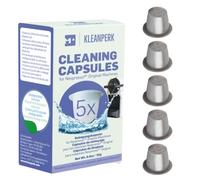 KLEANPERK 5 Cleaning Pods I Compatible With Nespresso Original Line Machines I Cleaning Kit for Better Tasting Coffee I Coffee Machine Cleaner I Easy and Safe to Use