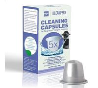 KLEANPERK 5 Cleaning Pods I Compatible With Nespresso Original Line Machines I Cleaning Kit for Better Tasting Coffee I Coffee Machine Cleaner I Easy and Safe to Use