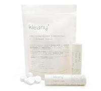 Kleany - 100 Compressed Towels Tablets - Biodegradable & Hypoallergenic - Face Towel - Travel & Makeup Remover Wipes - Hiking & Camping