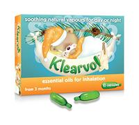 Klearvol Essential Oils Inhalation Capsules 10 Capsules (Pack of 1) - Natural Vapour Blend for Clear Breathing and Comfort - Eucalyptus, Pine & Menthol Oils - Suitable for Children of 3+ Months