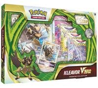 Pokémon TCG: Kleavor VSTAR Premium Collection (2 Etched Foil Promo Cards, 1 Foil Oversize Card & 5 Booster Packs)