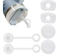 Kleeblatt Stanley Cup 2.0 Spill Proof Stopper Set - Silicone, 6pcs, Compatible with 30&40oz, Clear Straw Cover Cap, Lid Spill Plug and Fix Leak Stopper