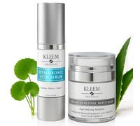 Kleem Organics Anti-Aging Hydration Duo - Retinol Cream & Hyaluronic Acid Serum | Firms, Smooths & Deeply Hydrates | Reduces Wrinkles, Improves Texture & Restores Radiance
