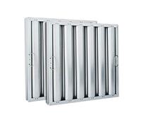 Kleen-Gard Aluminum Commercial Kitchen Hood Filter, Range Hood Baffle Grease Filter for Restaurant Kitchen Exhaust Hoods, 20x20x2 | Actual Size: 19.5 x 19.5 x 1.88 inches | (Pack of 2)