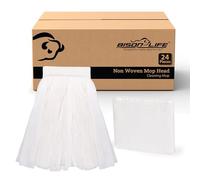 KLEEN HANDLER Disposable Industrial Mop Head Replacement | Non-Woven Cut-End Wet Floor Mop Refill