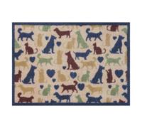 Kleen-Tex Turtle Mat Design Cats And Dogs 60X85