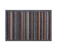 Kleen-Tex Turtle Mat Design Charcoal Stripe 40X60
