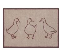 Kleen-Tex Turtle Mat Design Neutral Ducks 60X85