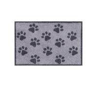 Turtle Mat Paws Grey 40x60cm, inside and outside, washable, with multi-grip backing, grey