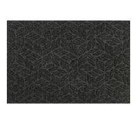 Kleen-Tex Wash + Dry Dune Leaves Dark Grey 60X90