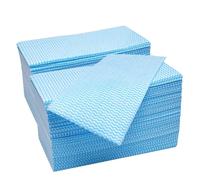 KLEENDOL Blue J Cloths Pack of 100 Cleaning Cloths for Kitchens, Bathrooms,Ideal for Polishing, Dusting, Washing Dishes,Disposable Wipes,Kitchen Cloth