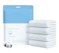 KLEENDOL Disposable Bath Towels Portable Soft Cotton Towel for Travel Camping,Absorbent Shower Towels-6pack