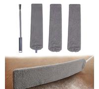 KLEENDOL Gap Dust Cleaner Under Appliance Dust Brush with Extension Pole Microfiber Duster for Cleaning Furniture, High Ceiling Fan, Blinds
