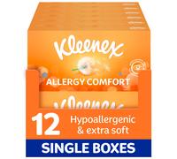 Kleenex? Allergy Comfort Tissues - Pack of 12 Tissue Boxes- Hayfever Allergy Comfort Tissues - Extremely Gentle, Perfect for Hay Fever Symptoms