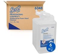 Kleenex Anti-Bacterial Foam Hand Soap Refill 1 Litre, Pack of 6 6348