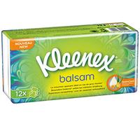 Kleenex Balsam Tissues 12x 9 Pieces Protects Against Skin Irritation Aloe Vera