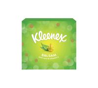 Kleenex Balsam 3 Ply Facial Tissues Aloe Vera Vitamin E 56 Sheets Pack of 12
