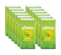 Kleenex Balsam Aloe Vera & Vitamin E Pocket Tissues (9s - 4ply) x 12 - Soft Facial Tissues, Moisturizing, Gentle on Skin with Welari Thank You Card | (12 Pack)