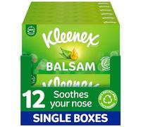 Kleenex Facial Tissues Balsam with Aloevera - 12 Boxes White