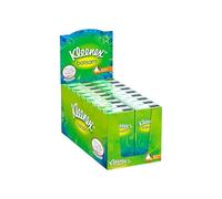 Kleenex Balsam Handkerchiefs Counter Display 18 Packs Soothing Tissues With Aloe Vera For Delicate Noses 468G