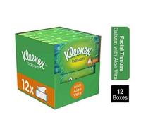 Kleenex Balsam Tissues 64's with Aloe Vera - PACK (12)