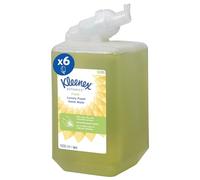 Kleenex Botanics Fresh Luxury Foam Hand Soap 6386 - Scented Foaming Hand Wash - 6 x 1 Litre Green Liquid Soap Refills (6 Litre total)