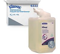 Kleenex Clear Frequent Use Fragrance Free Hand Cleanser 6333 Pack of 6 x 1 Litre