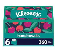 Kleenex Disposable Paper Hand Towels 6 Boxes 60 Tissues per Box 360 Total Tissues Packaging May Vary