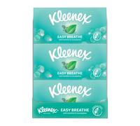 Kleenex Easy Breathe Facial Tissues - Natural Menthol and Eucalyptus - 12 Boxes per case