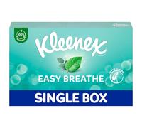 Kleenex Easy Breathe Facial Tissues, Natural Menthol and Eucalyptus, 56 Tissues, Pack of 6