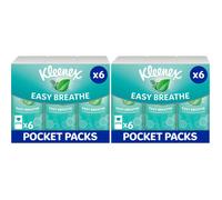 Kleenex Easy Breathe Travel Pocket Tissues Natural Menthol and Eucalyptus