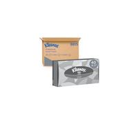 Kleenex Facial Tissues 8815-2 Ply Boxed White Tissues - 40 Flat Tissue Boxes x 100 (4,000 Sheets Total)
