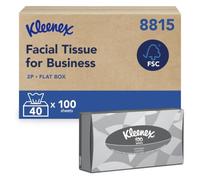 Kleenex Facial Tissues 8815, 2-Ply, FSC Certified, 40 x 100 Sheets