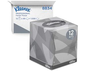 Kleenex Facial Tissues 8834, 2-Ply, FSC Certified, 12 x 88 Sheets