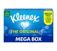 Kleenex Original Facial Tissues Mega Pack - Softness and Confident Strength - E