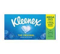 Kleenex Original Facial Tissues - Always Soft & Strong - Mega Pack 112 Sheets