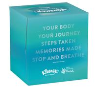 Kleenex Supporting Mind 48 Sheets Single Cube Tissue Box