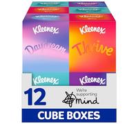 Kleenex® Take a Moment Collection Tissues - 12 Cube Tissue Boxes - in Aid of Mind - Contains 4 Different Designs