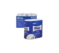 Kleenex Toilet Roll 8484 - 4 Ply Premium Toilet Paper - 24 Rolls x 160 White Toilet Tissue Sheets (3,840 sheets) , Pack of 24