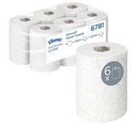 Kleenex Ultra Slimroll Hand Towel Roll White 100m (Pack of 6) 6781