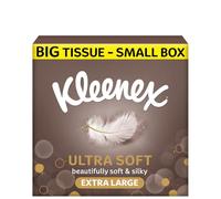 Kleenex Ultra Soft Extra Large Tissue in Compact Box, 44 sheets