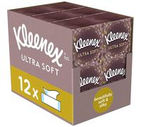 Kleenex Ultra Soft Facial Tissues, Tissues Box Multipack,12 Cubes