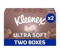 Kleenex Ultra Soft Facial Tissues - Multipack 2 Tissue Boxes
